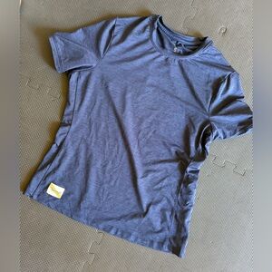 Tracksmith Navy Shirt Session Tee